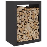 Firewood Rack Black 60x40x80 cm Steel 850996