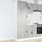 Kitchen Cupboard "Porto" Grey Sonoma Engineered Wood 854113