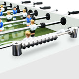Football Table Steel 60 kg 140x74.5x87.5 cm White 92501