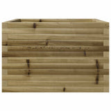 Garden Planter 70x70x46 cm Impregnated Wood Pine 3282418