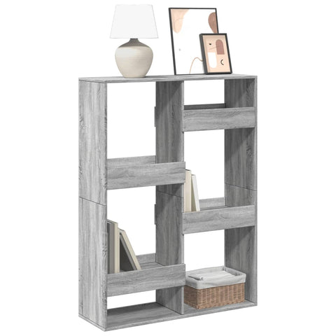Bookcase Grey Sonoma 100x33x135 cm Engineered Wood 3309389