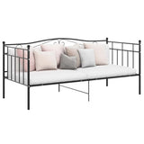 Sofa Bed Frame Black Powder-coated metal Single 324779