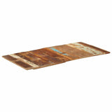 Rectangular Table Top 60x120 cm 15-16 mm Solid Reclaimed Wood 286046