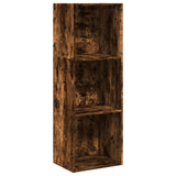 Bookcase Smoked Oak 40x30x114 cm Engineered Wood 857871