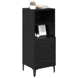 Sideboard Black oak 34 x 34.5 x 90 cm Engineered wood 880954