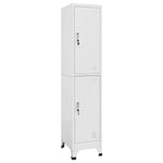 ZNTS Locker Cabinet with 2 Compartments 38x45x180 cm 244473