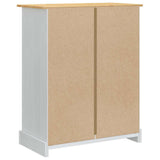 Storage Chests Corona White 92 x 48 x 114 cm Solid Pine Wood 42021197