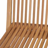 Folding Chairs 4 pcs for Garden & Outdoor Teak Wood 43040