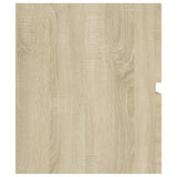 Sink Cabinet with Built-in Basin Sonoma Oak Engineered Wood 3071651
