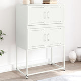 Sideboard White 68.5x38.5x107 cm Steel 846487