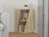 Side Shelf Sonoma Oak 33 x 32 x 70.5 cm Engineered Wood 892409