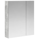 Bathroom Mirror Cabinet Concrete Grey 60 x 14.5 x 70 cm 889058