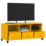 TV Cabinet Mustard Yellow 100.5x39x43.5 cm Steel 846695