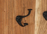 Coat Racks 2 pcs Solid Wood Acacia 38x100 cm 337854