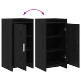 Sideboard Black Oak 40 x 36 x 80 cm Engineered Wood 8011052