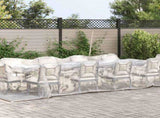 Clear Tarpaulin with Eyelets 3x8 m Polyethylene 4018559