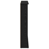 CD Cabinet 2 pcs Black Oak 60 x 17 x 92 cm Engineered Wood 8012733