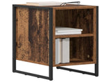 Bedside Table 2 pcs Old Wood 39.5 x 30 x 50 cm Engineered Wood 886639