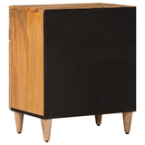 Bedside Cabinet Natural 50 x 33 x 60 cm Solid Mango Wood 4018271