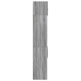 Storage Cabinet Grey Sonoma 70x42.5x225 cm Engineered Wood 3281341