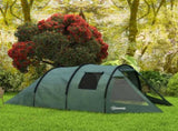 Two Room Tunnel Tent Camping Tent for 3-4 Man with Windows, Covers, Carry Bag, for Fishing, Hiking, T3398P348993