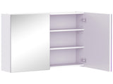 Mirror Cabinet, Wall Mount Bathroom Storage Cabinet with Adjustable Shelf, Double Door Cupboard, 70 T3398P329567