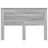 Headboard with Headboard Grey Sonoma 160 cm Engineered Wood 887438