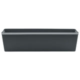 Flower Boxes for Euro Pallets 24 pcs Grey 36 x 13.5 x 9.5 cm 42037207