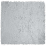 Faux Sheepskin Rug TAFALLA Grey 240 x 240 cm Polyester 42021534