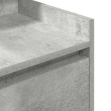Bedside Cabinets with 2 Drawers 2 pcs Concrete Grey 38x34x80 cm 861362