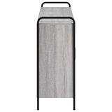 Sideboard Grey Sonoma 135 x 33 x 81 cm Engineered Wood 3434080