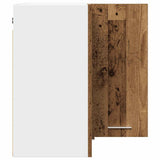 Hanging Corner Cabinet Lyon Old Wood 57x57x60 cm Engineered Wood 856122