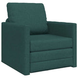 Sofa Bed Dark Green 74 x 77 x 81 cm Fabric 4106625