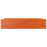 Garden Planter Wax Brown 110x60x23 cm Solid Wood Pine 847240