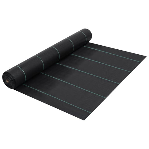 ZNTS Weed & Root Control Mat Black 2x50 m PP 313067