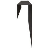 Garden Cover Profile 10 pcs 100 x 5 x 15 cm Steel Black 8012935