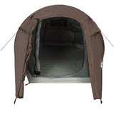 Camping Tent Tunnel 3-Person Brown Waterproof 4009628