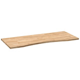 Desk Top Untreated 120x50x2.5 cm Solid Wood Oak Rectangular 4009009