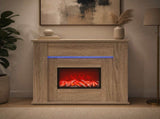 Fireplace with LED Strip Sonoma 63 x 20 x 54.5 cm 8021097