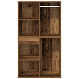 Dressing Table Set with LED Old Wood Engineered Wood 3329181