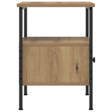 Bedside Cabinet Artisan Oak 34x36x50 cm Engineered Wood 857264