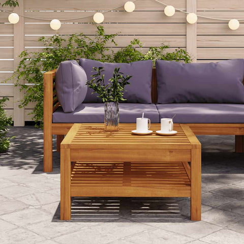 Coffee Table 65x65x35 cm Solid Acacia Wood 316292