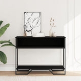 Console Table Black 100x35x74.5 cm Engineered Wood 848529