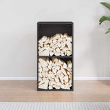 Firewood Rack Black 40x30x75 cm Cold-rolled steel 864191