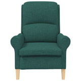 Armchair Dark green 76 x 94 x 102 cm Fabric 42009844