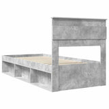 Bed Frame Concerte Grey 90 x 190 cm Solid Pine Wood 3409802