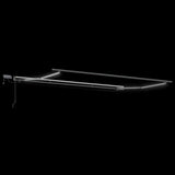 Retractable Awning Manual White 450 x 300 cm Fabric 3330988