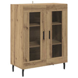 Highboard 2 pcs Old Wood 69.5 x 34 x 180 cm Engineered Wood 3403184