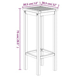 5 Piece Garden Bar Set Solid Wood Acacia 3154385