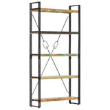 5-Tier Bookcase 90x30x180 cm Solid Reclaimed Wood 286584